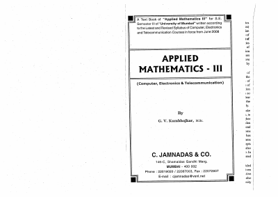 APPLIED MATHEMATICS III By KUMBHOJKAR, G.V..pdf